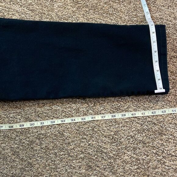 Gloria Vanderbilt Amanda Black Straight-Leg Pants Jeans Size 16 - Picture 10 of 12